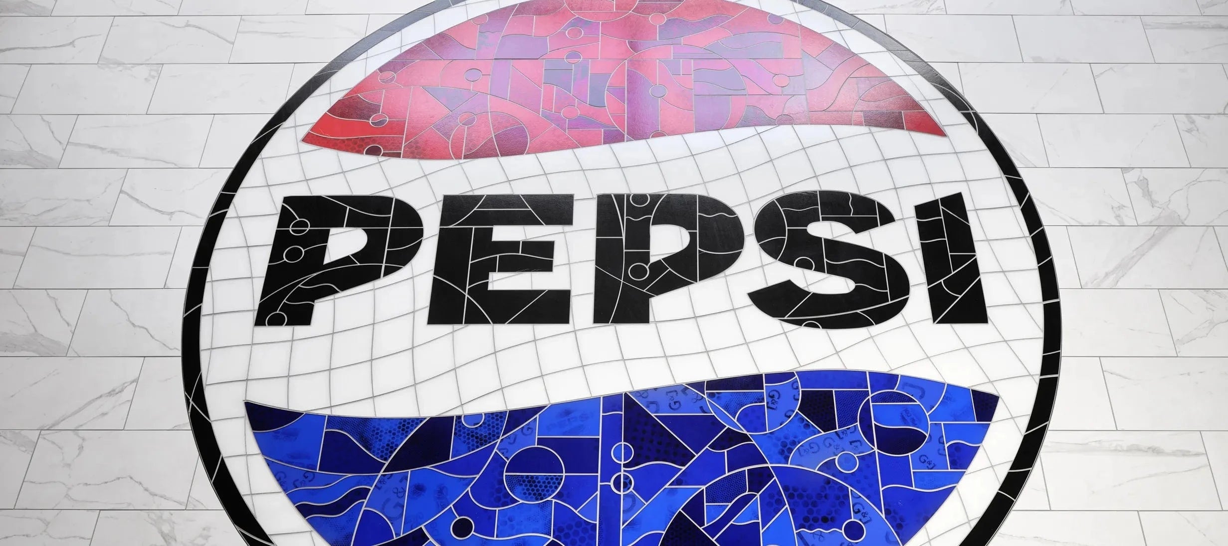 G&J Pepsi - Logo Floor Mosaic