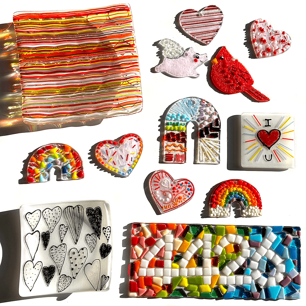 GLASSROOM Glass Class February Glassroom Time, Pick From Over 25+ Projects!