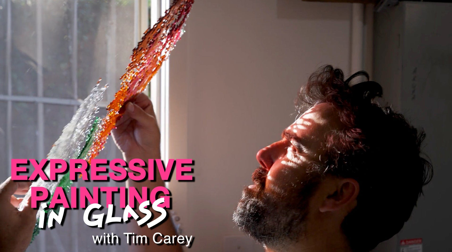 GLASSROOM Glass Class Expressive Painting in Glass with Tim Carey