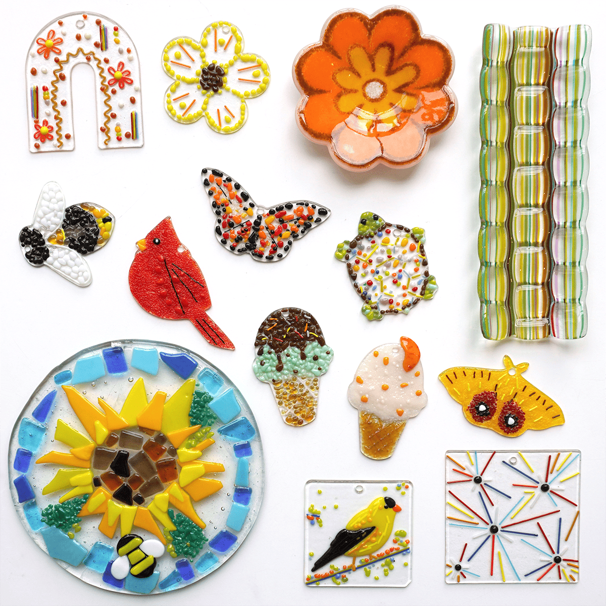 GLASSROOM Glass Class August Glassroom Time, Pick From Over 25+ Projects!