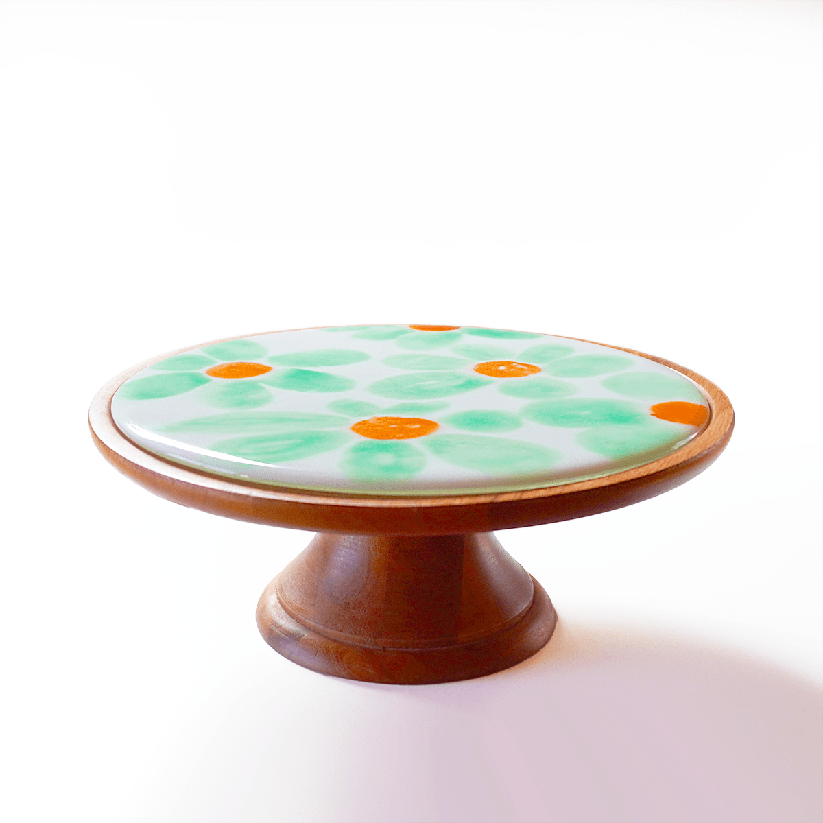 GLASSROOM Glass Class Powder Painting: Cake Stand - Guided Workshop (1-day)