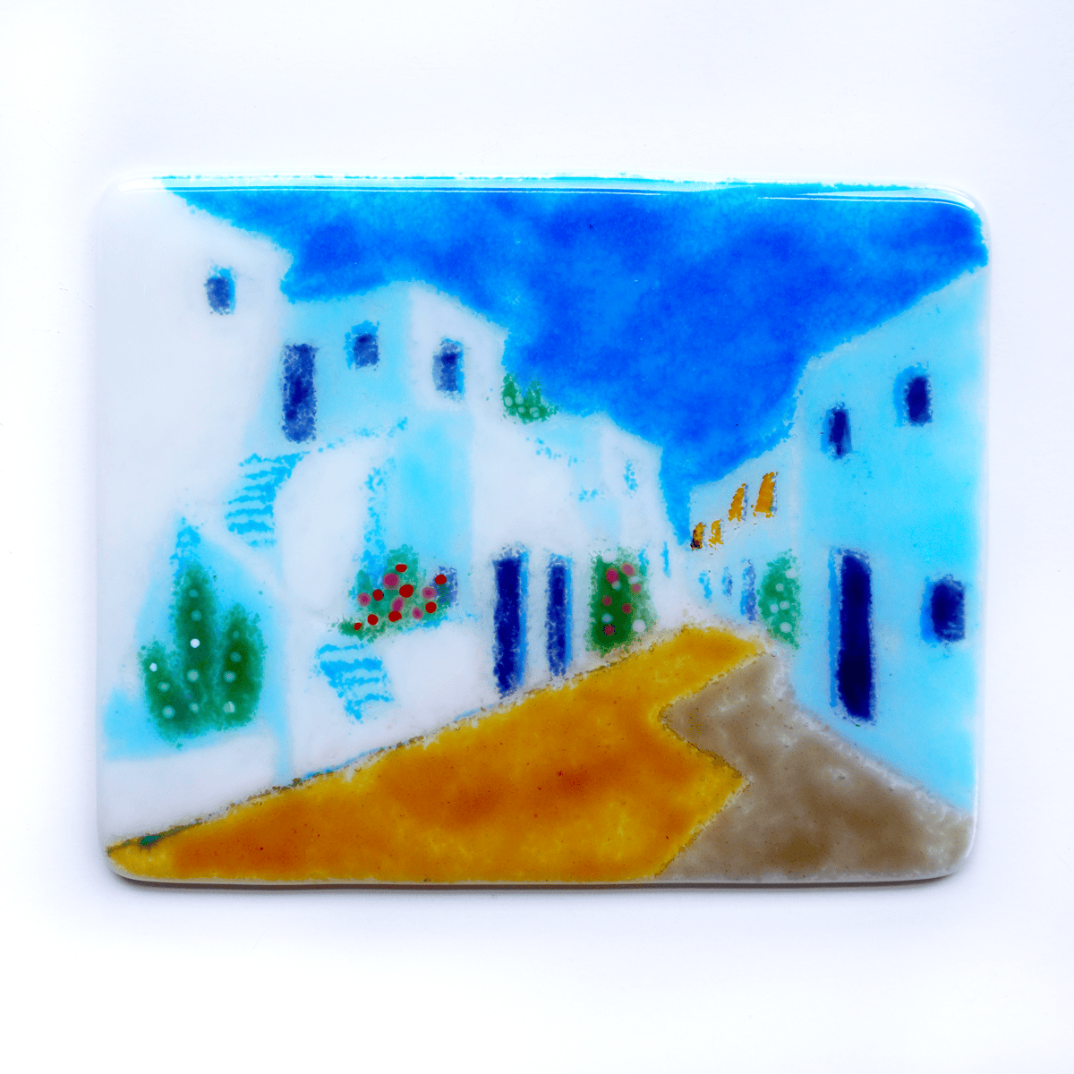 GLASSROOM Glass Class Frit Painting: Landscape - Guided Workshop (2-day)