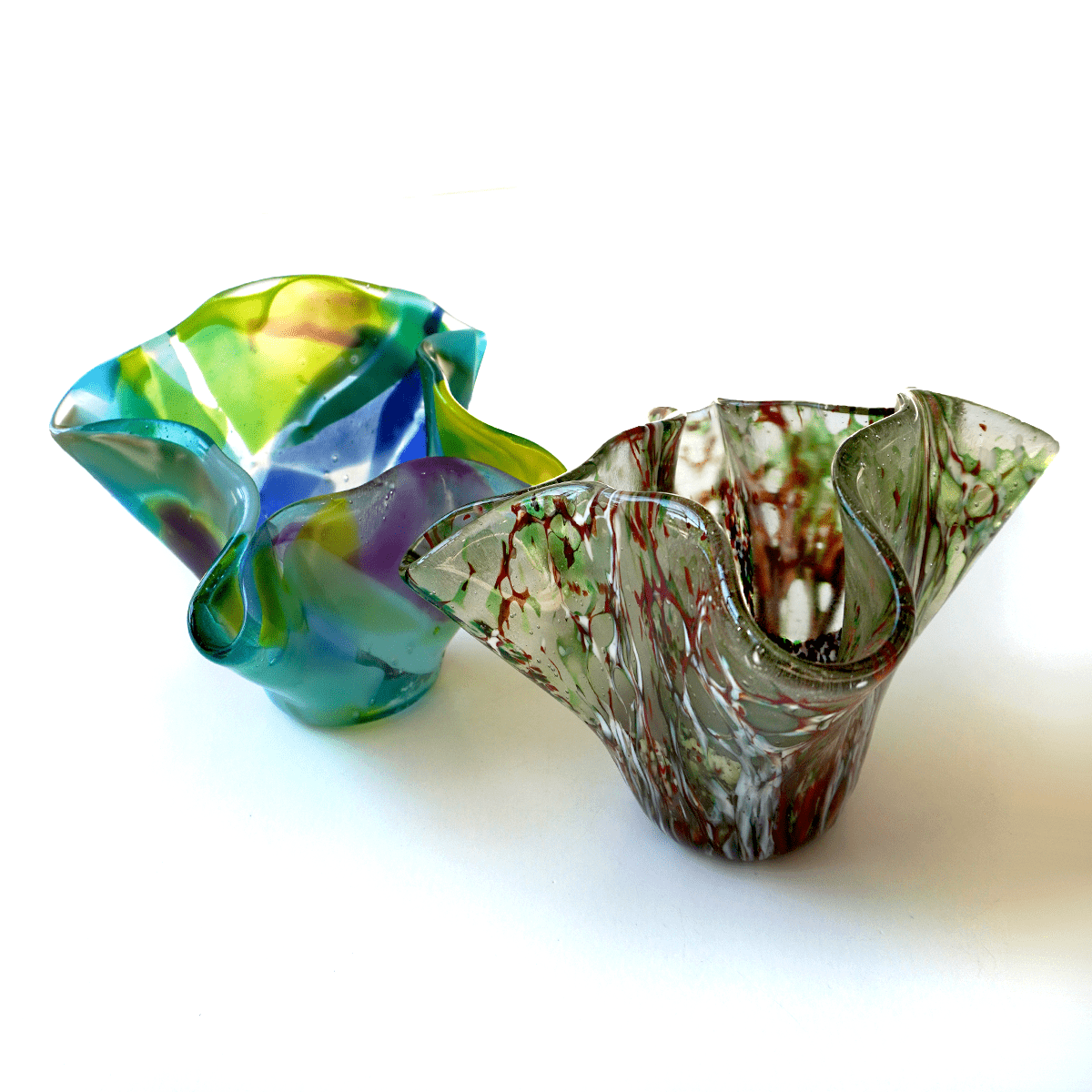 GLASSROOM Glass Class Let it Flow Vase: Two Ways Set of 2 - Guided Workshop (1-day)