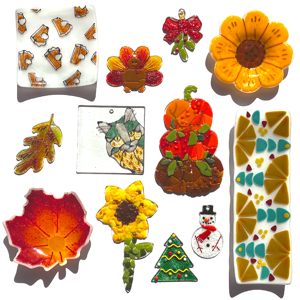 GLASSROOM Glass Class November Glassroom Time, Pick From Over 25+ Projects!