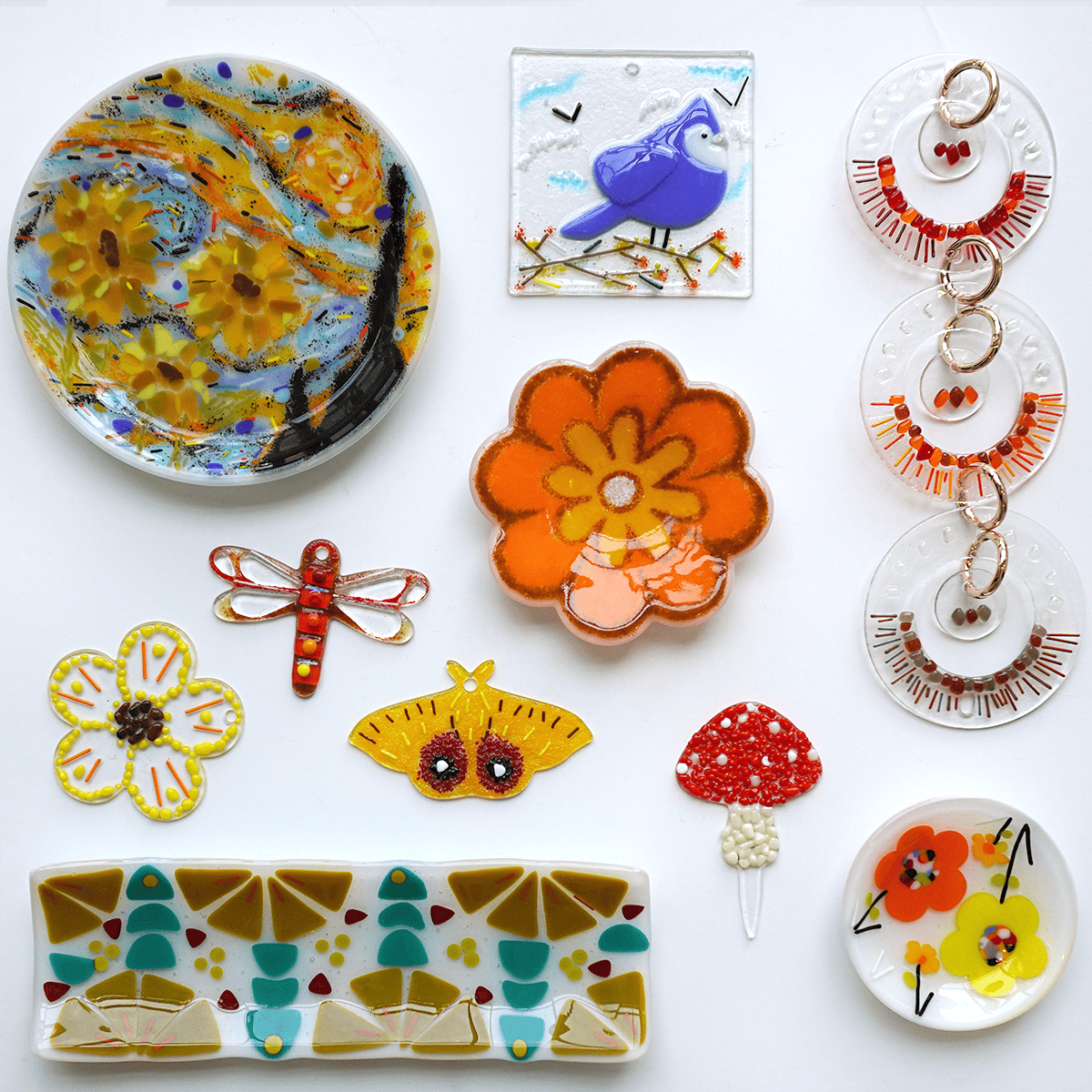 GLASSROOM Glass Class September Glassroom Time, Pick From Over 25+ Projects!
