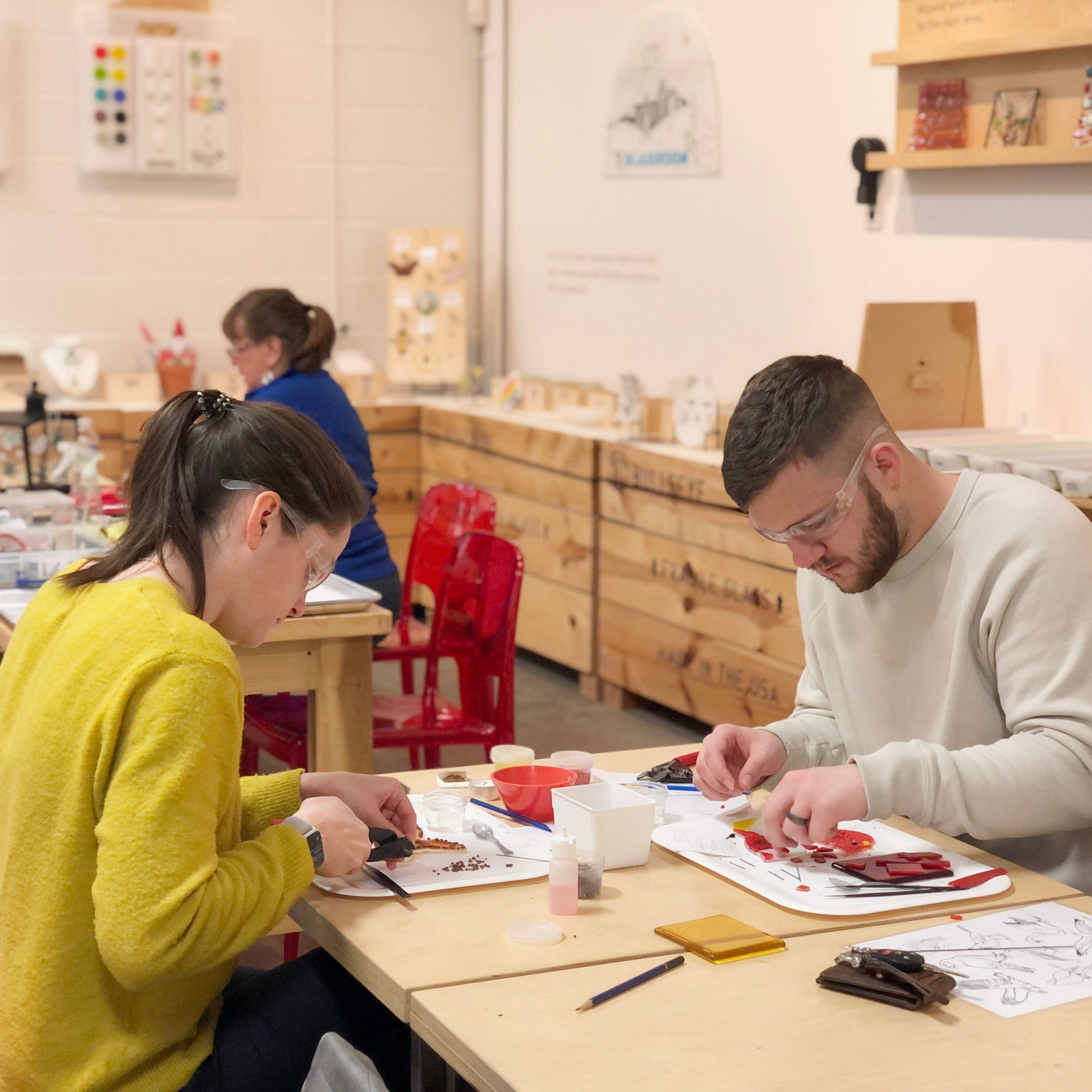 GLASSROOM Glass Class Date Night Factory Tour