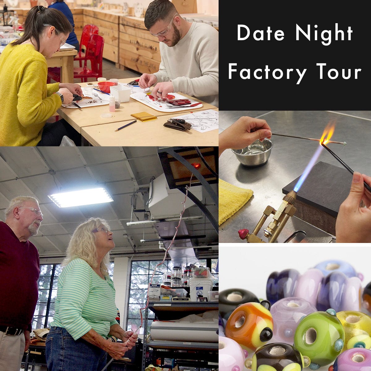 GLASSROOM Glass Class Date Night Factory Tour