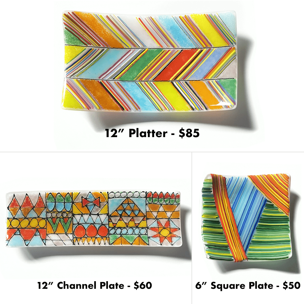 GLASSROOM Glass Class August Glassroom Time, Pick From Over 25+ Projects!