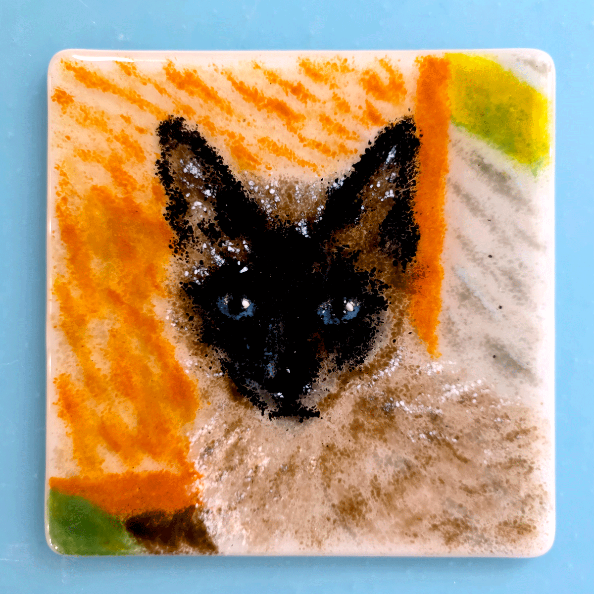 GLASSROOM Glass Class Frit Painting: Pet Portrait - Guided Workshop (2-day)