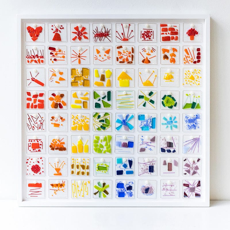 GLASSROOM Medium Community Frame Kit -  displays 64 suncatchers Community Frames